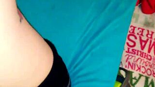 amateur blonde bent over in sexy pov session