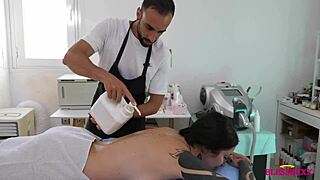 BUSTY MARRIED MILF TEACHER RECEIVES A HUGE MASSAGE