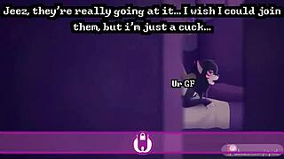 Furry Hero Endures Ball Kicking in Cuckold Scenario