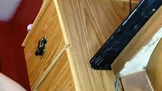 Cougar Playing With A Large Dildo