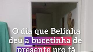 belinha gave her pussy to the guy and got two cumshots inside?