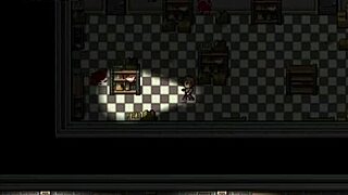 Zombies retreat: gloryhole blowjob cumshot