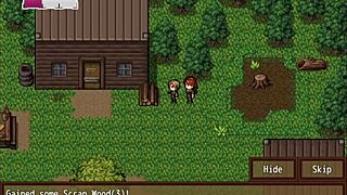 Zombies retreat: gloryhole blowjob cumshot