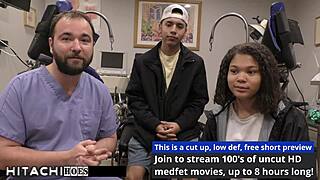 Freshman Nurse Gets Hitachi Orgasm from Boyfriend in Hospital