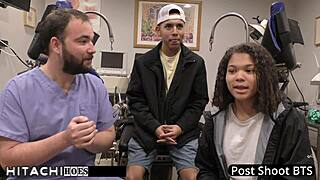 Freshman Nurse Gets Hitachi Orgasm from Boyfriend in Hospital