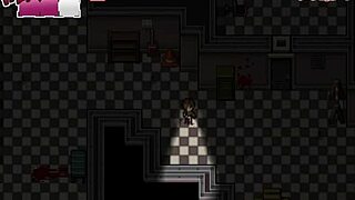 Zombies retreat: gloryhole blowjob cumshot