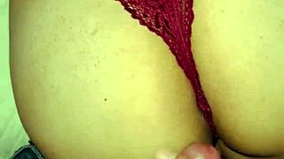 Intensely Filling Wife's Ass with Cum