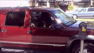 Brunette Milf Fucks Outdoors