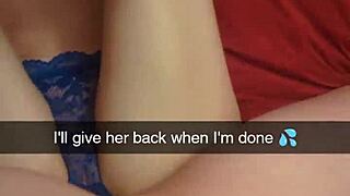 Real snapchat fuck- cheating cumslut begs for creampie -richelle rose