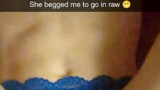 Real snapchat fuck- cheating cumslut begs for creampie -richelle rose
