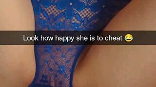 Real snapchat fuck- cheating cumslut begs for creampie -richelle rose