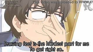 Tricked teen in classroom for footjob fetish deception