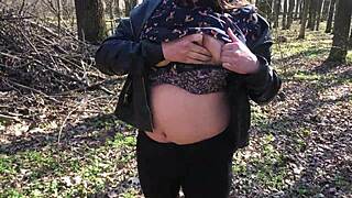 I Masturbate And He Watches And Jerks Off In Nature