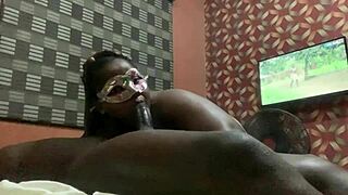 Does my girlfriend give amazing blowjobs with her big ass?