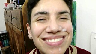 Wow, old school facial cumshot pov blowjob action!