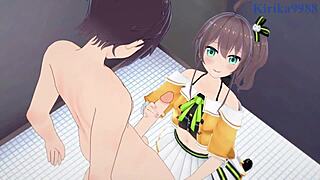 Natsuiro Matsuri And Sakura Miko Intense Sex - Hololive Vtuber Hentai