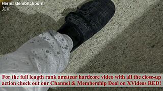 Piss Like a Man, Trashy Kiwi Milf! But She Fails Dismally in Dirty Accident!