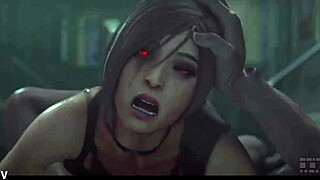 Ada Zombie Riding Big Cock in Intense Fucking