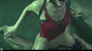 Ada Zombie Riding Big Cock in Intense Fucking