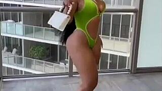 Ari Fletcher aka Kylesister Twerking Fap Big Booty Compilation