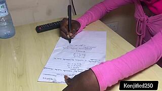 Horny tutor seduces coursemate