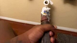 stroking til i pre cum