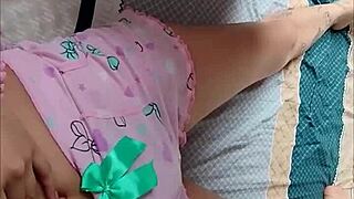 Colombian girl seduces me in pajamas