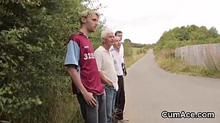 Hot Doll Gets Cum Load on Her Face Eating All the Charge