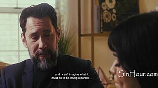 Butler blackmails cute 18 year old in cinema