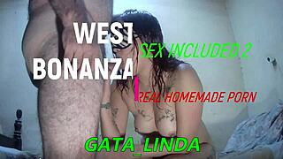 gatas 69 & pussy fuck - shooting hot cum on her ass