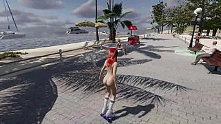 lets play carolines fantasies part 1 skating on the beach