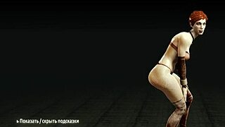 metro last light - striptease with big tits redhead whore