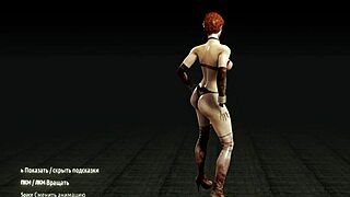 metro last light - striptease with big tits redhead whore