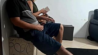 flash at the dentist's office and she groped it