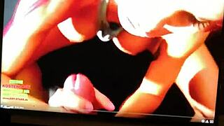 intense masturbating to pornstar cumshot