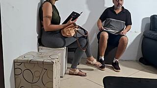 flash at the dentist's office and she groped it