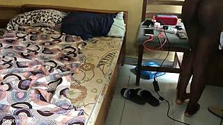 Petite oiled slut spread wide takes monster cock creampie rough