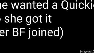 Quick horny fuck sesh with hot friend in tight spot