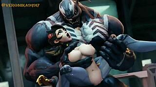 marvel rivals babes shake big asses and tits in cum hmv compilation