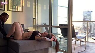 hey at sunset in la we ride passionate till screaming creampie explosion