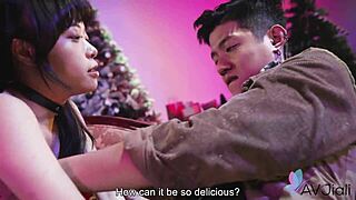 Hot chinese yuli in lingerie bent over fucked doggystyle hard 😈