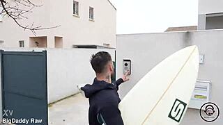 oh man charline's giving in to that surfer neighbor's big cock temptation ugh