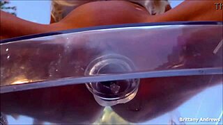 Kinky blonde brittany andrews stuffs dildo in pussy 😈