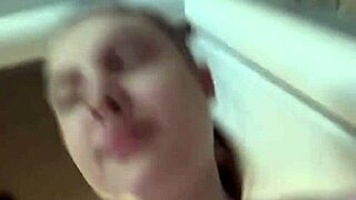 Horny young bbw blonde teases big natural tits publicly with clamps