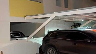 colombian beauty bends over in public parking for big cock deep in her juicy ass