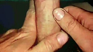 he expertly demonstrates two finger solo jack off technique