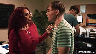 Desperate Students Blackmail Teacher into Wild Double Penetration Fuck