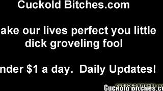 you pathetic cuck are worthless as i dominate with my femdom wife power