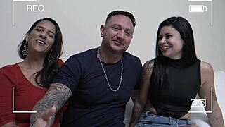 kel's wild family interview ends in full double penetration orgy
