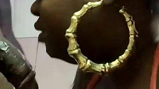 ebony milf's sloppy wet blowjob hides her fat bbw secrets